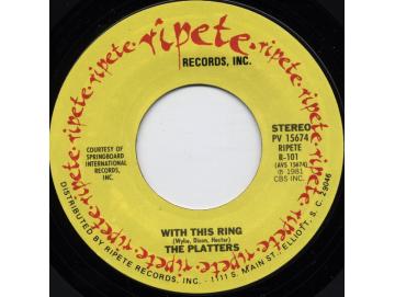 The Platters - With This Ring / Washed Ashore (7inch)
