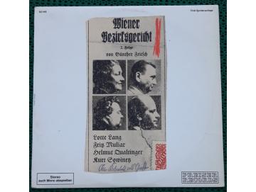 Günther Fritsch / Lotte Lang / Fritz Muliar / Helmut Qualtinger / Kurt Sowinetz - Wiener Bezirksgericht (2. Folge) (LP)
