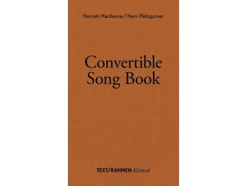 Hannah MacKenna / Hans Platzgumer - Convertible Song Book (Buch)