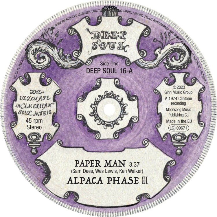 Alpaca Phase III - Paper Man (7inch)