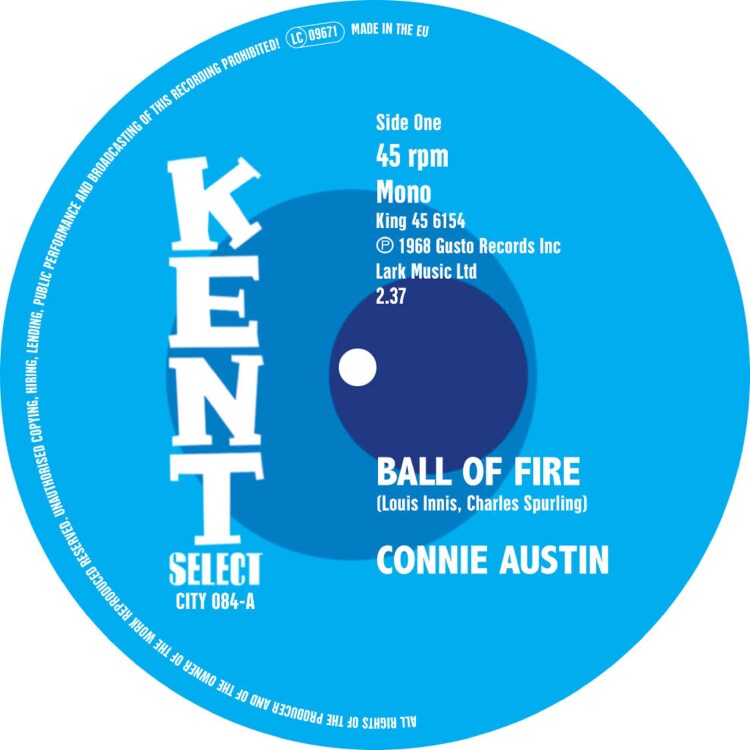 Connie Austin - Ball Of Fire (7inch)