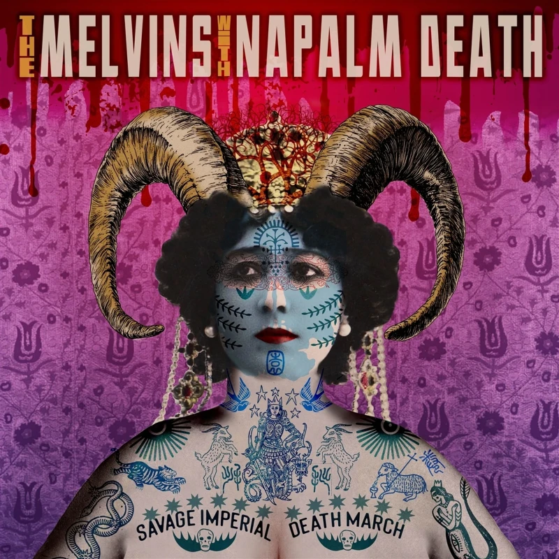 Melvins With Napalm Death - Savage Imperial Death March (LP) (Colored)