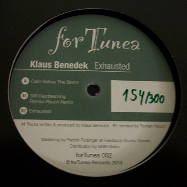 Klaus Benedek - Exhausted (12inch)