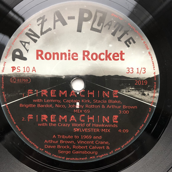Ronnie Rocket - Firemachine (7inch)