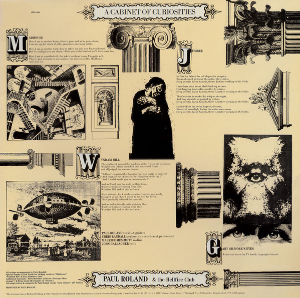 Paul Roland & The Hellfire Club - A Cabinet Of Curiosities (LP)