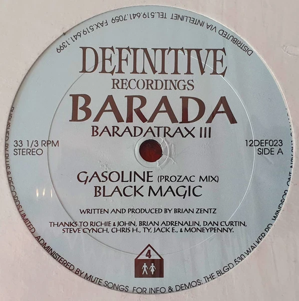 Barada - Baradatrax III (12inch)